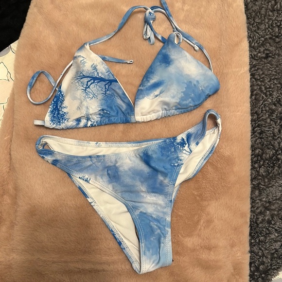 💕$15 SALE💕  Shein 3 Piece Blue Bikini Set - Picture 3 of 6